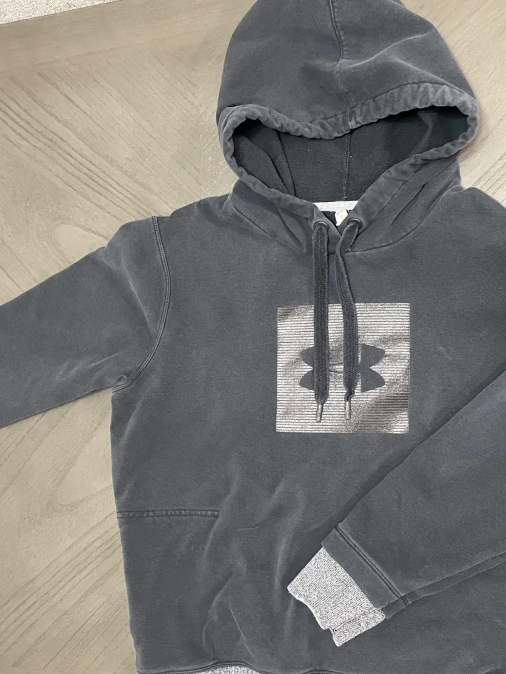 Under Armour Women’s Black Fleece Hoodie & Jogger Set – Size Large - Picture 2 of 13